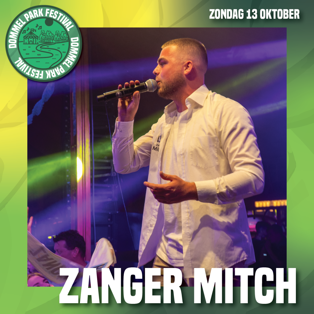 Dommel Park Festival Zanger Mitch